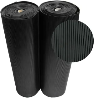 Rubber-Cal Ramp Cleat Non-Slip Outdoor Rubber Mats - 1/8" Thick x 3ft x 2ft Floor Mat