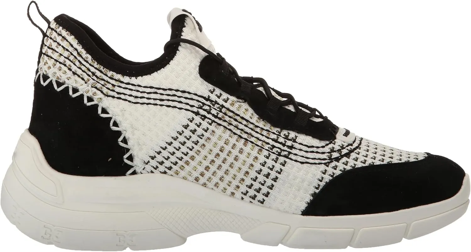 Sam Edelman Women's Chelsie Lace Up Knit Sneaker