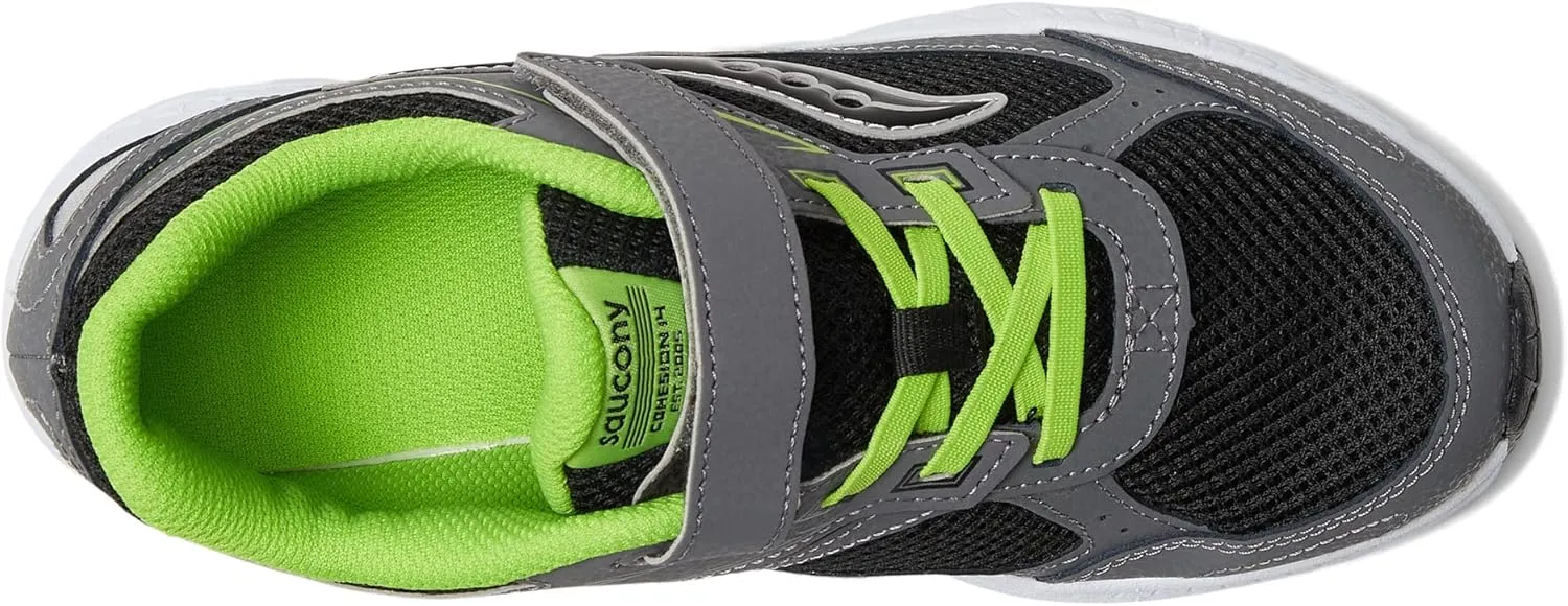 Saucony Unisex-Child Cohesion 14 Alternative Closure Jr Running Shoe