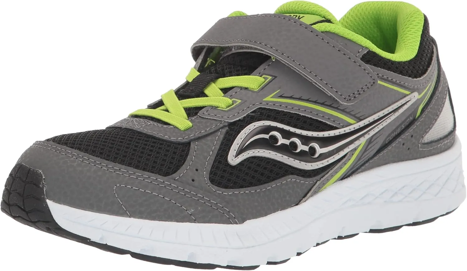 Saucony Unisex-Child Cohesion 14 Alternative Closure Jr Running Shoe
