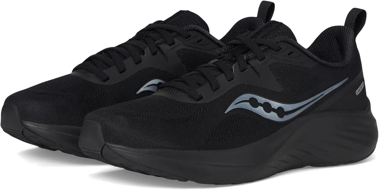 Saucony Women's Lancer 3 Sneaker, Triple Black, 7.5
