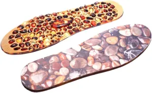 Scalable Massage Insoles Pebble Stones for Foot Health Elderly Foot Care Size 35-40