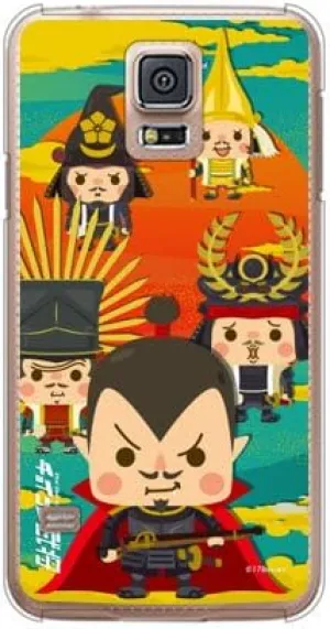 SECOND SKIN CHOICOLE Warlords Fubu Tenka (Clear) Design by Takahiro Inaba, for Galaxy S5 SCL23/au ASCL23-PCCL-205-Y765