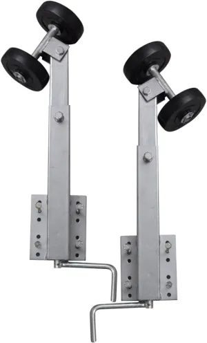 Set of 2 Boat Trailer Double Roller Bow Support 23.2"-33.1" -321