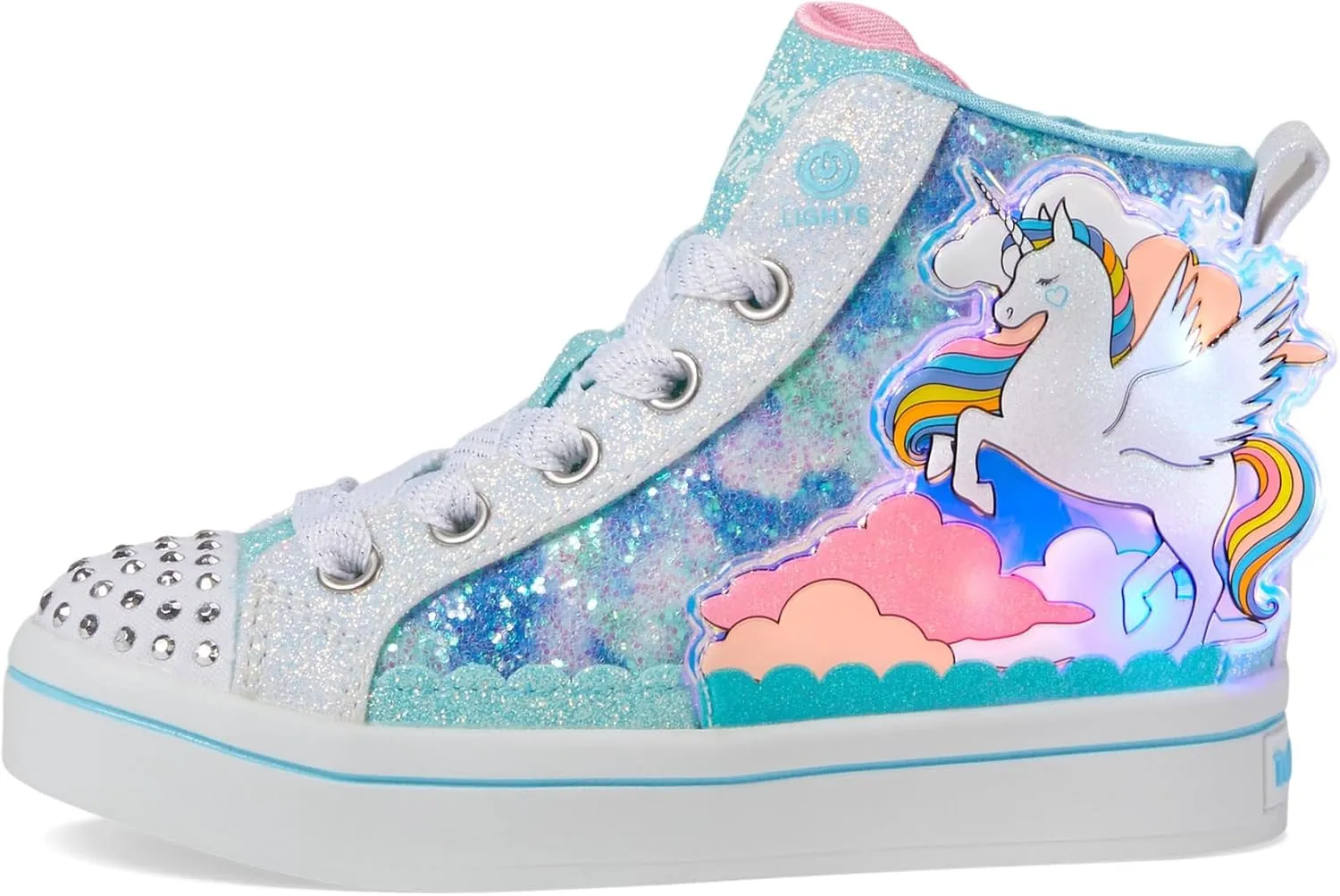 Skechers Girl's TWI-Lites 2.0-Enchanted Uni Sneaker