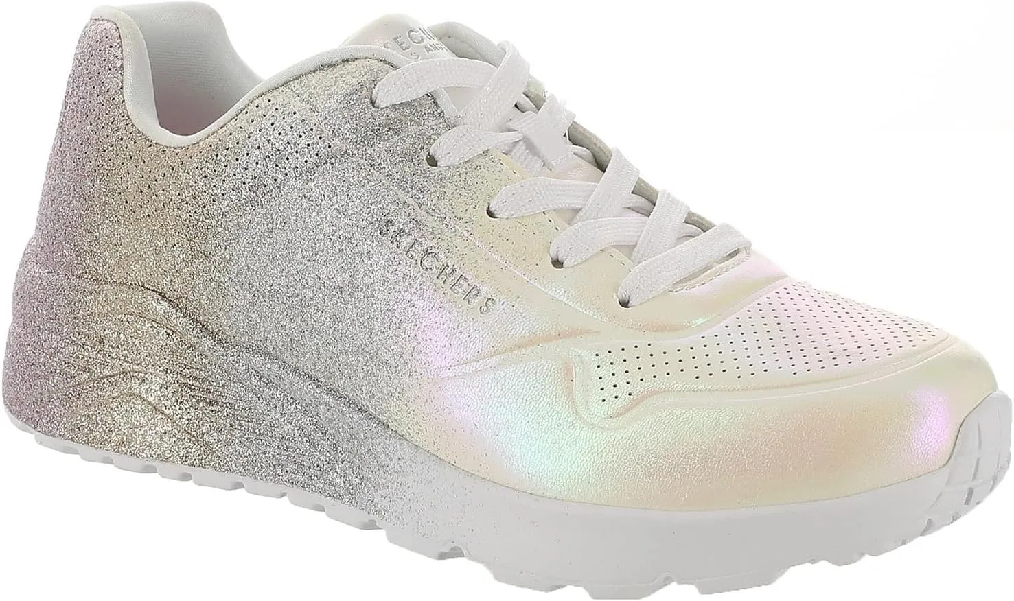 Skechers Girl's Uno Lite-Metallic Shimmers Sneaker