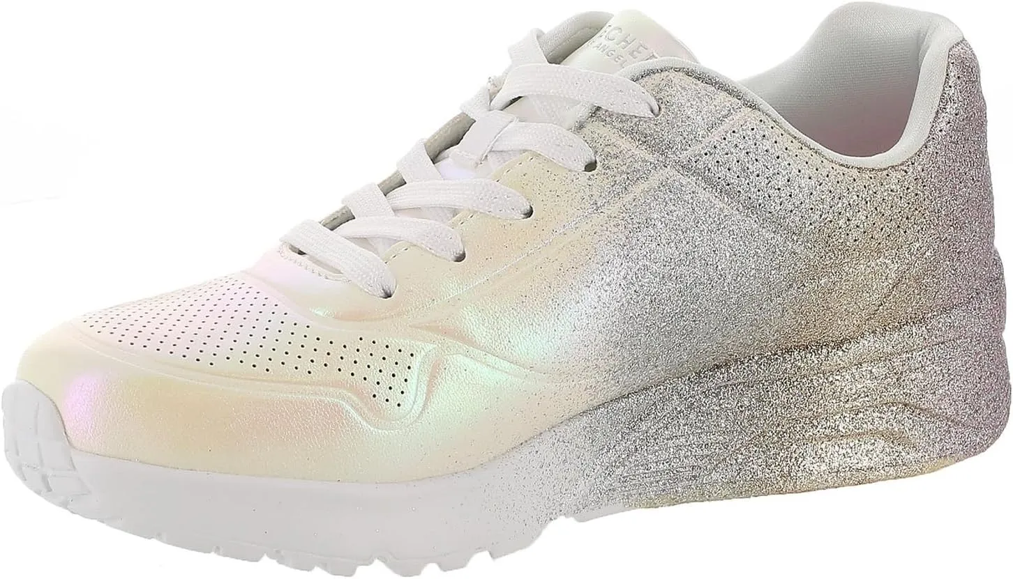 Skechers Girl's Uno Lite-Metallic Shimmers Sneaker