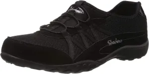 Skechers Sport Women's Relaxation Breathe Easy Moneybags Sneaker, Black, 10 W US
