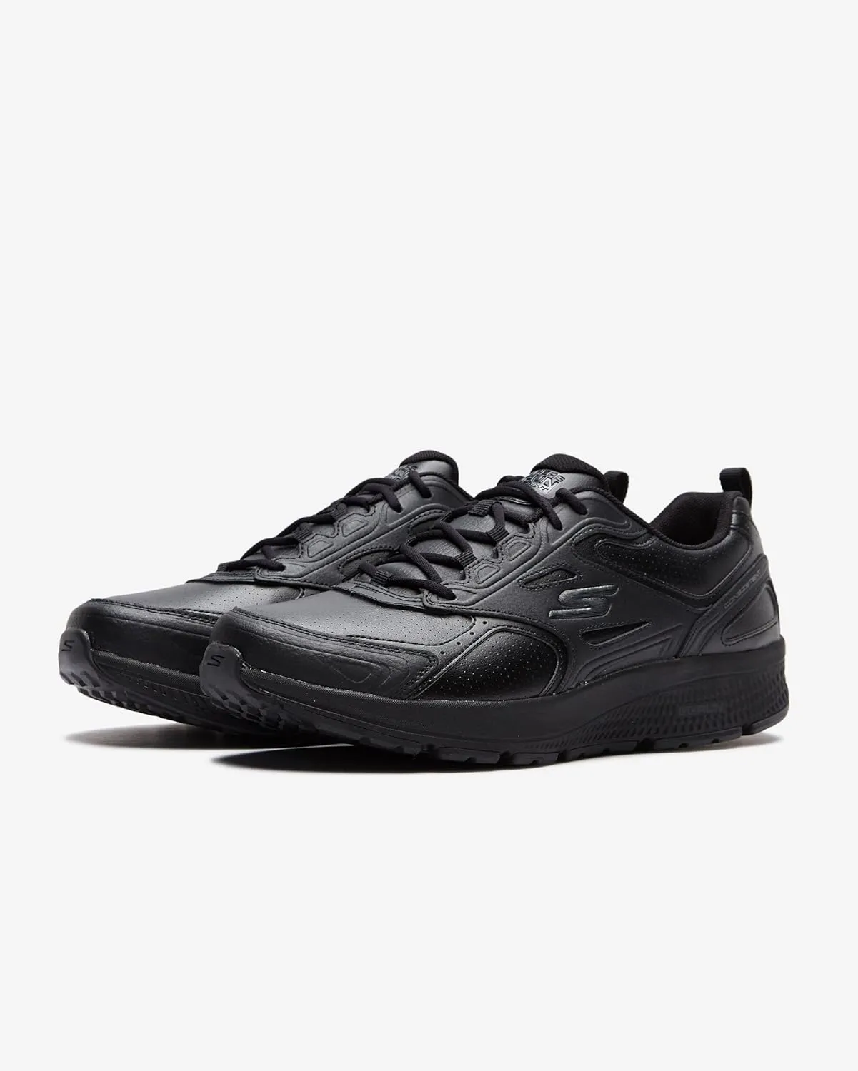 SKECHERS Women's Go Run Consistent-Leather Cross-Training Tennis Shoe Sneaker with Air Cooled Foam