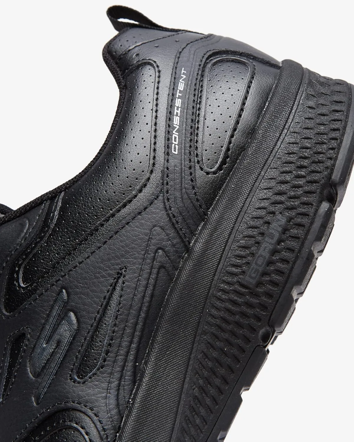 SKECHERS Women's Go Run Consistent-Leather Cross-Training Tennis Shoe Sneaker with Air Cooled Foam
