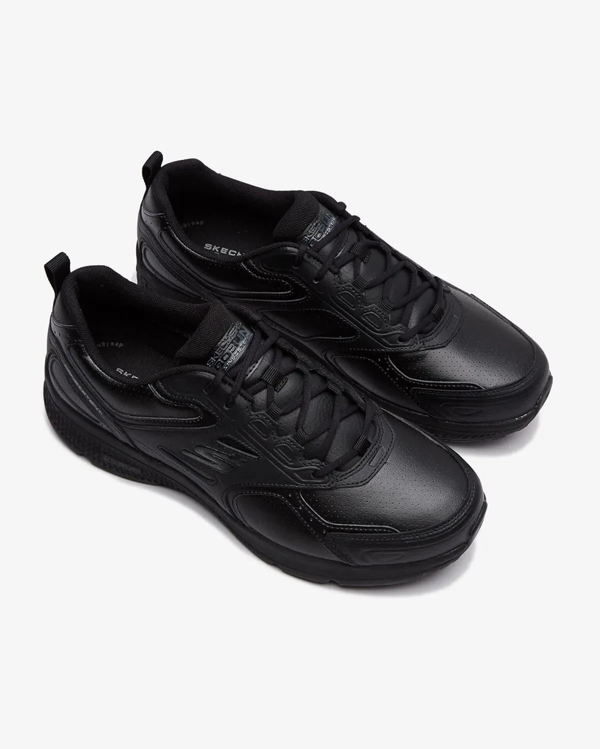 SKECHERS Women's Go Run Consistent-Leather Cross-Training Tennis Shoe Sneaker with Air Cooled Foam