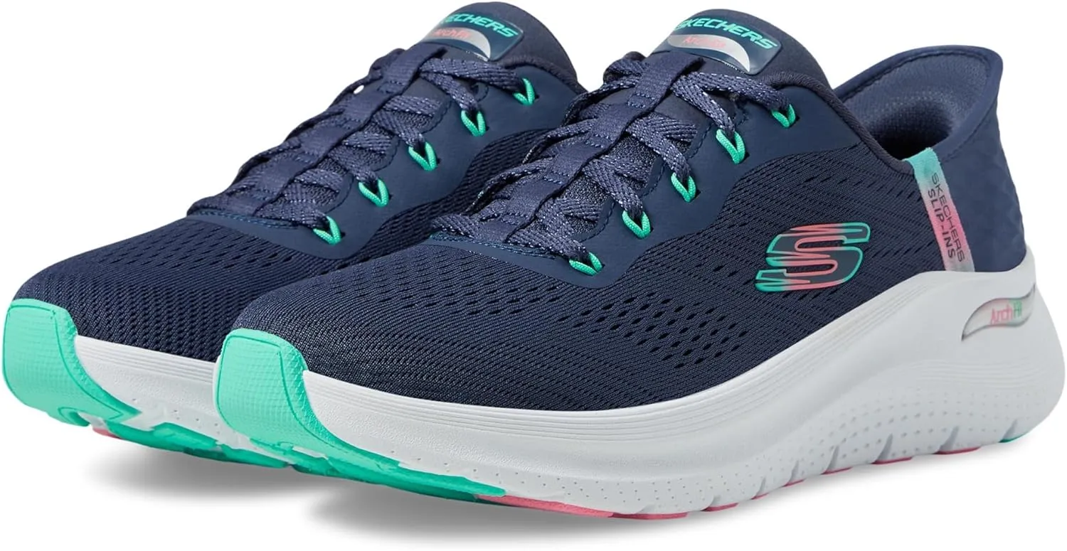 Skechers Women's Hands Free Slip-ins Arch Fit 2.0-Easy Chic Sneaker