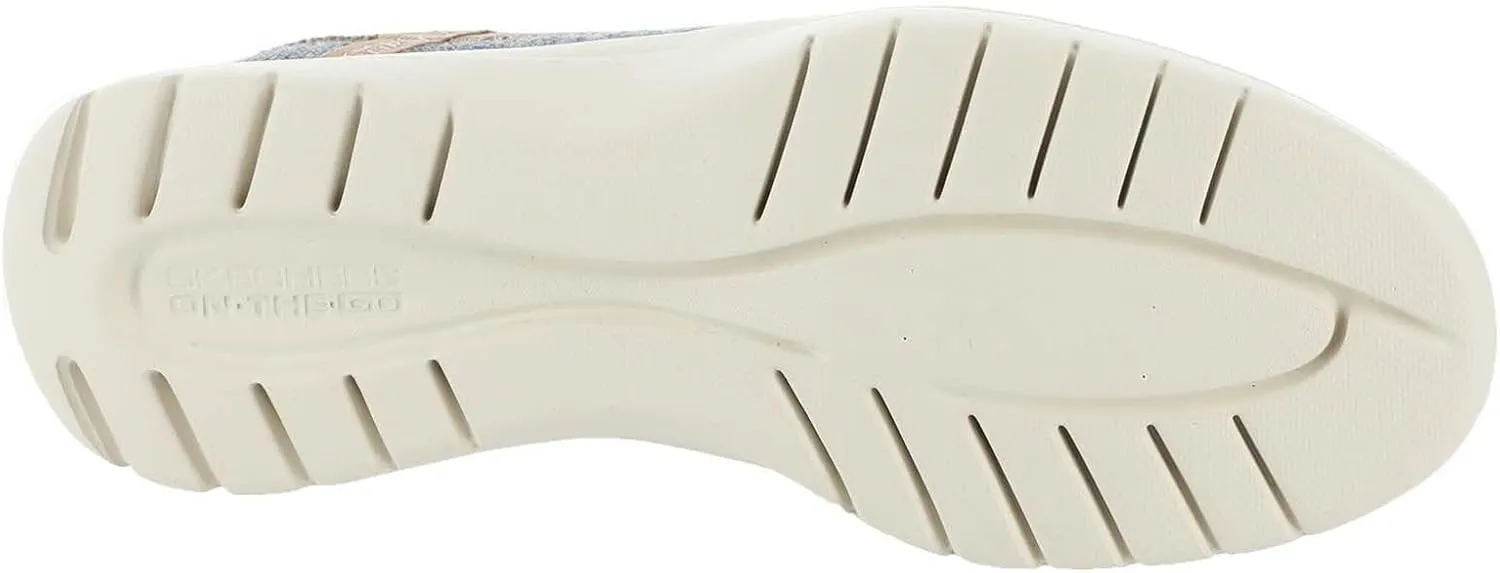 Skechers Women's Hands Free Slip-ins On-The-go Flex-Coastal Sky Boat Shoe
