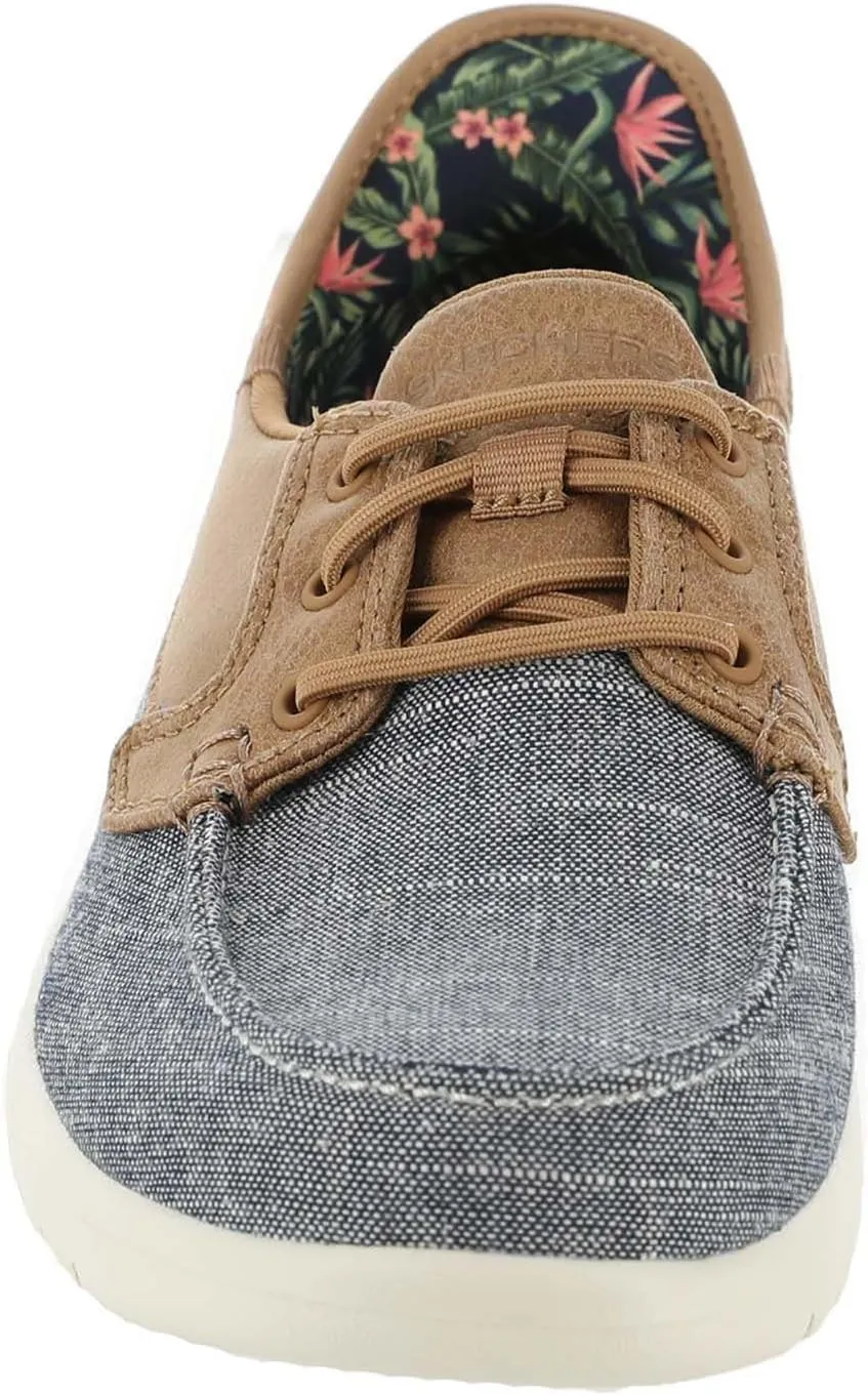 Skechers Women's Hands Free Slip-ins On-The-go Flex-Coastal Sky Boat Shoe
