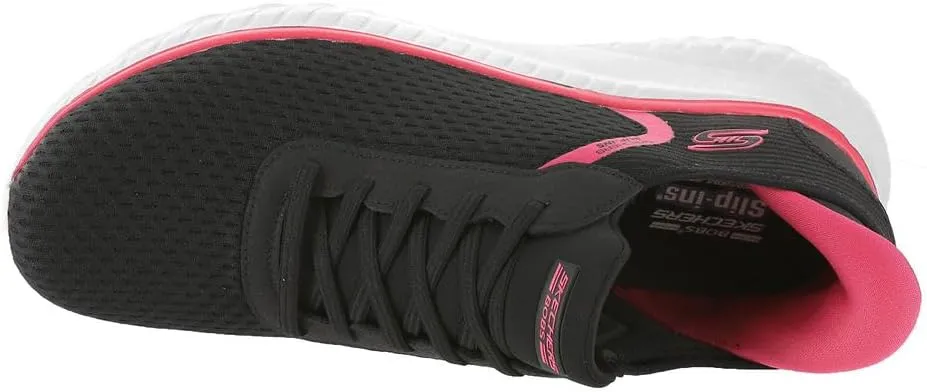 Skechers Women's Hands Free Slip-ins Squad Chaos-Stroke of Luck Sneaker