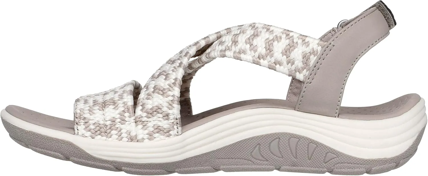 Skechers Women's Martha Stewart Reggae Cup-Coastal Trail Flat Sandal