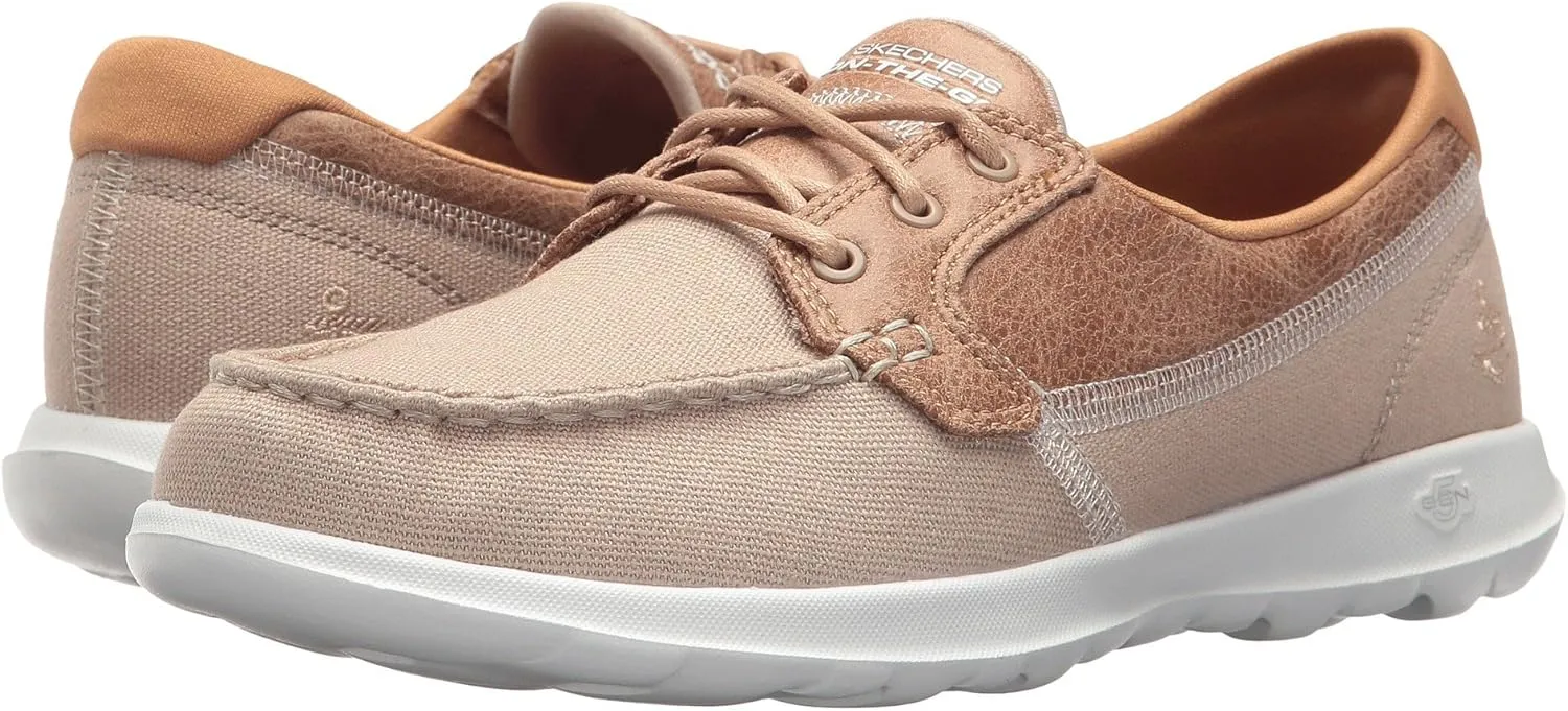 Skechers Women's Performance, Gowalk Lite - Coral Boat Shoe - Wide Width