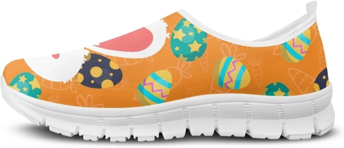Slip On Walking Shoes for Women Casual Shoes Novelty Patterns Work Shoes