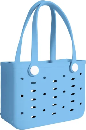 Small Rubber Beach Bag for adults & kids, Travel Tote Bag for the Beach Boat Pool