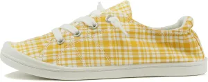 Soda Flat Women Shoes Linen Canvas Slip On Sneakers Lace Up Style Loafers Zig-S