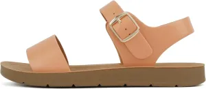 Soda PLENTY ~ Women's Strappy Ankle Wrap Buckle Fashion Flat Sandals