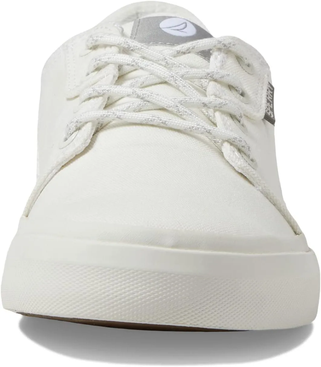 Sperry Mens Crossjack Lace Up Sneakers Shoes Casual - White