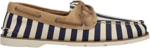 Sperry Mens Leeward 2-Eye Vintage Stripe Boat Casual Shoes - Beige
