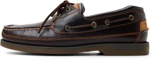 Sperry Men's Mako 2-Eye Boat Shoe, Amaretto, 8.5 Wide
