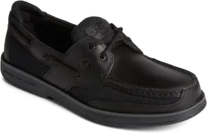 Sperry Men's Surveyor 2 Eye Boat Shoe Black 11 D(M) US
