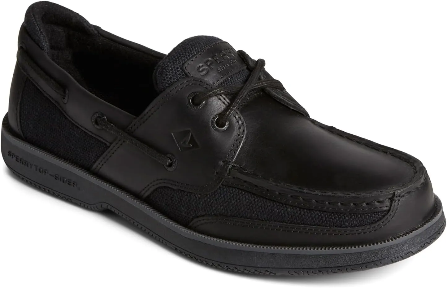 Sperry Men's Surveyor 2 Eye Boat Shoe Black 11 D(M) US