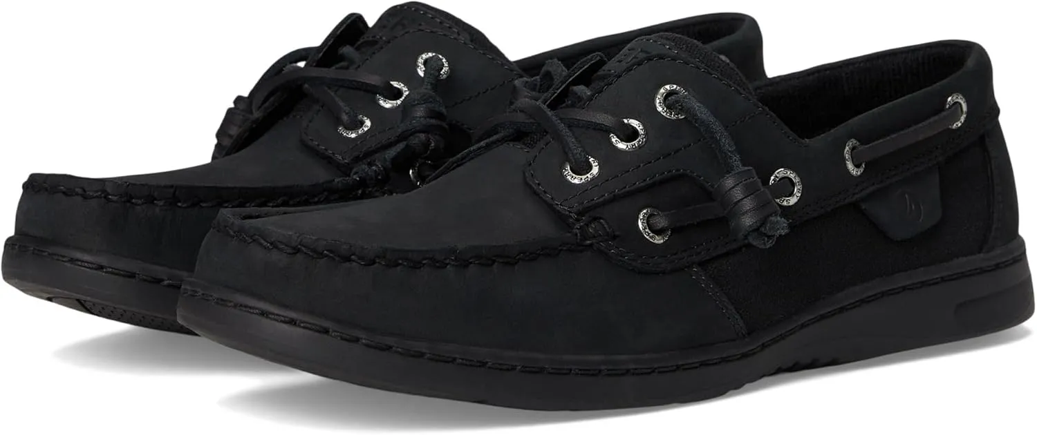Sperry Women's Rosefish Boat Shoe, Black, 12