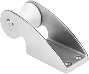 Stainless Steel Bow Anchor Roller Bracket Marine Grade 316 Mountbracket Rubber Roller for Boat and Yacht with PreDrilled Mounting Holes Assists in Setting and Retrieving The