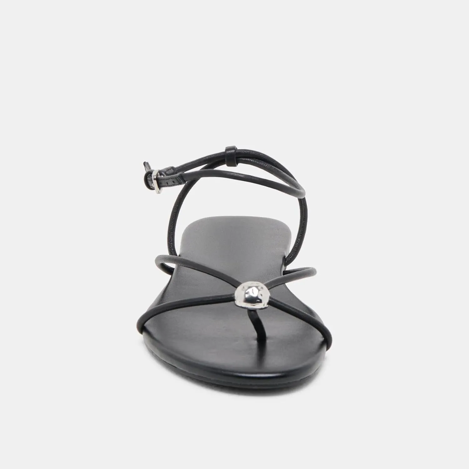Strappy Flat Sandals for Women Comfortable Open Round Toe Sandals Dressy Beach Thong Flip Flop Slides