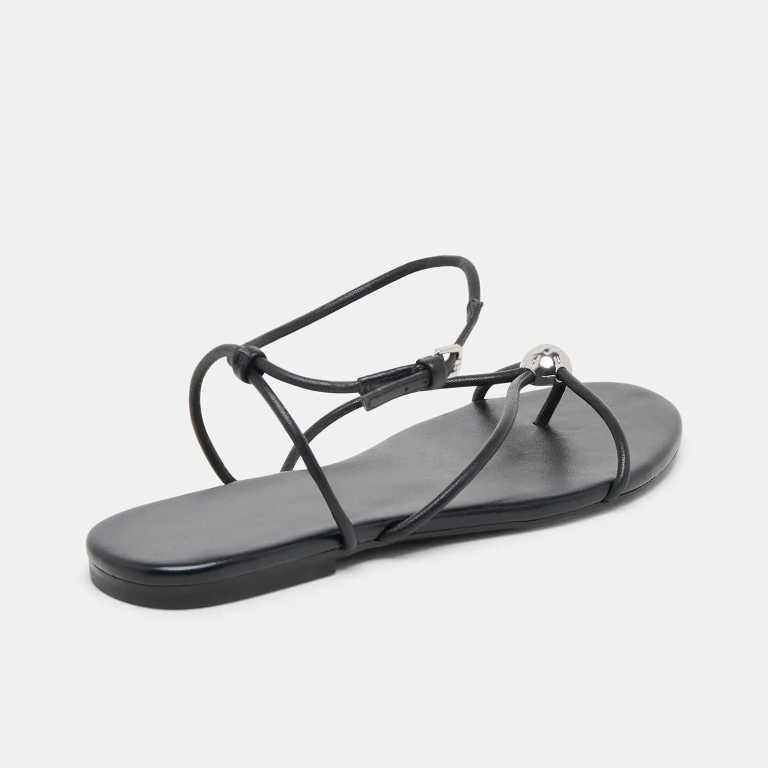 Strappy Flat Sandals for Women Comfortable Open Round Toe Sandals Dressy Beach Thong Flip Flop Slides