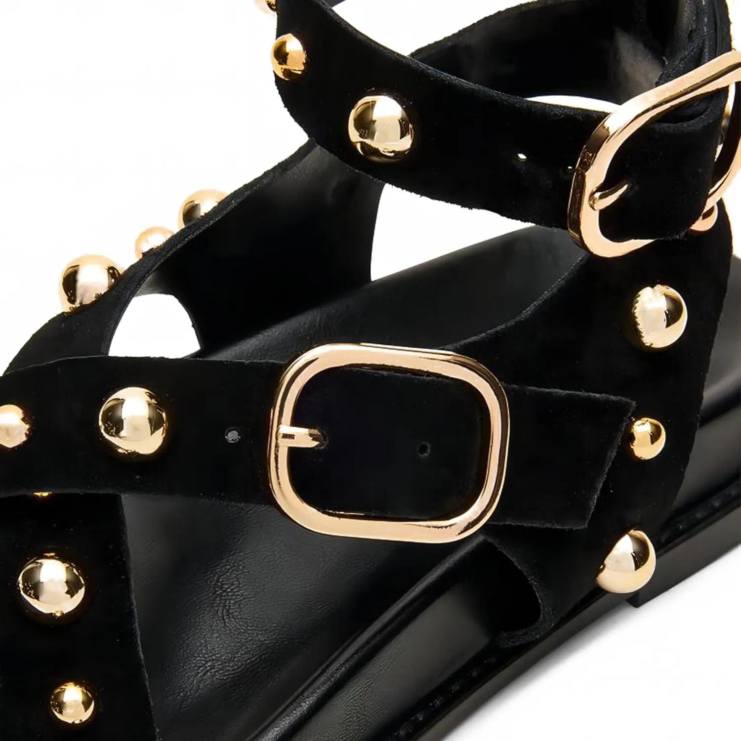 Summer Flat Sandals for Women Beaded Studded Strappy Boho Sandals Casual Beach Shoes Comfy Walking Party Dress Flip Flops Shoes