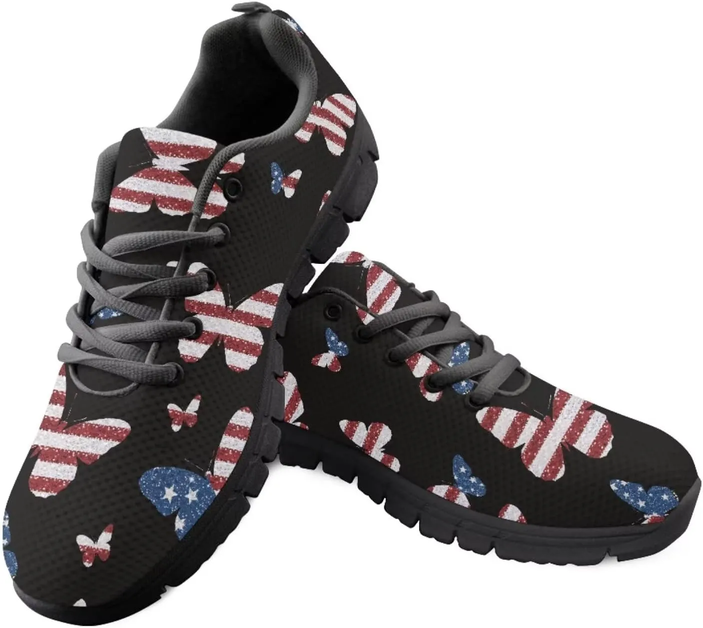 SYtrade Running Shoes Womens Print Slip On Sneakers for Woman Breathable Lightweight Gym Sneakers