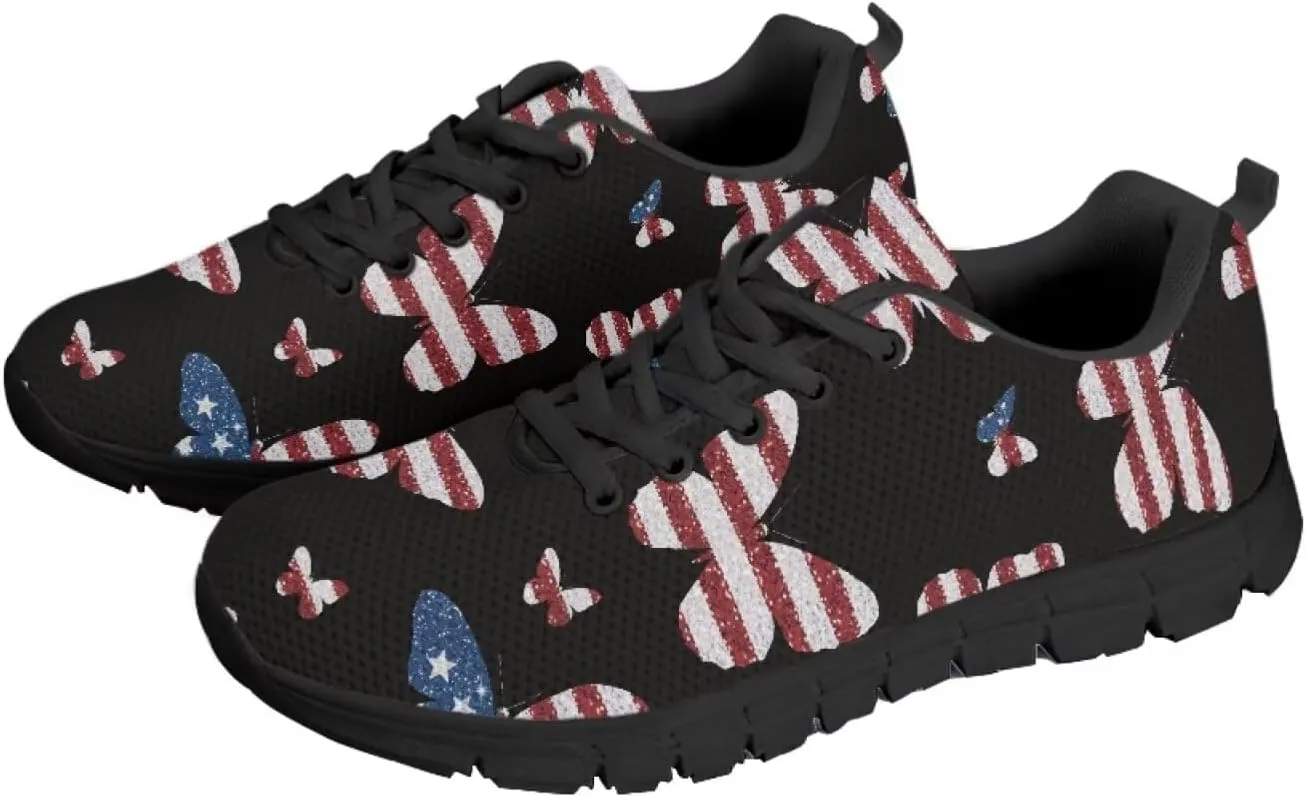 SYtrade Running Shoes Womens Print Slip On Sneakers for Woman Breathable Lightweight Gym Sneakers