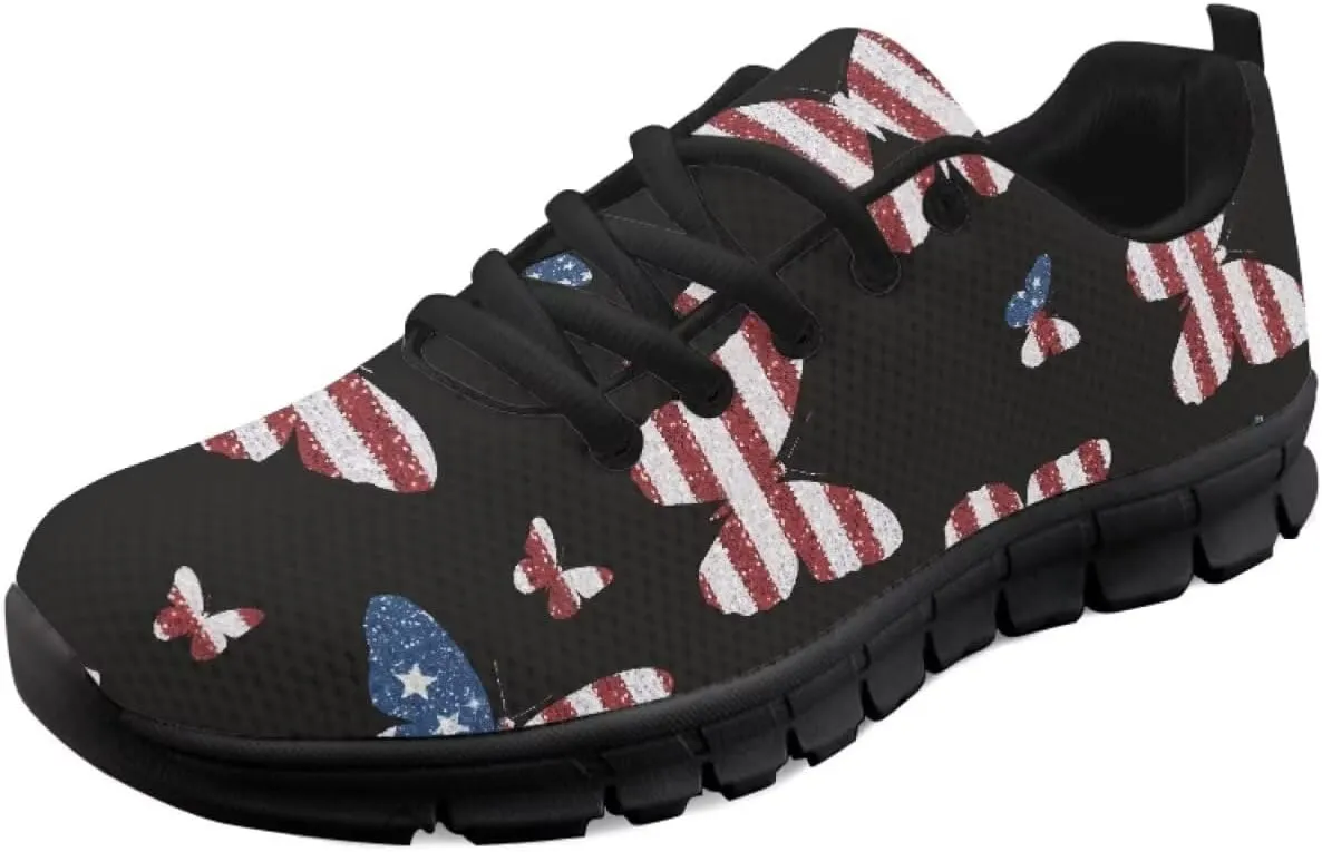 SYtrade Running Shoes Womens Print Slip On Sneakers for Woman Breathable Lightweight Gym Sneakers