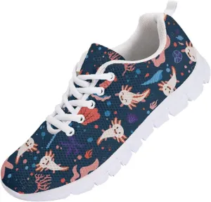 SYtrade Tennis Shoes for Women Lace-up Athletic Lightweight Gym Sneaker White Sole