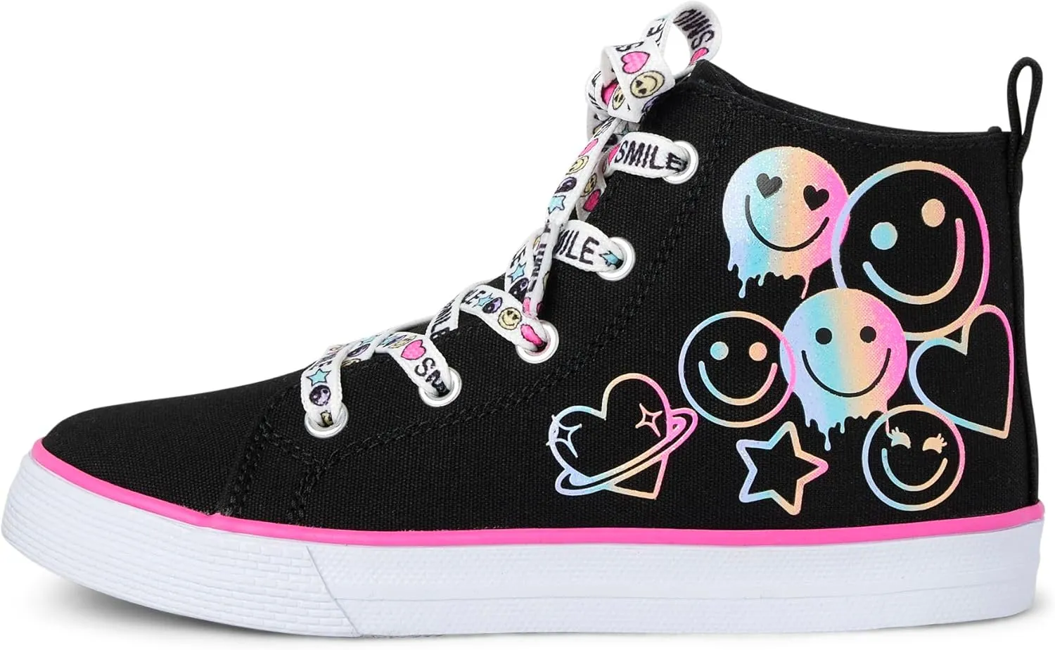 The Children's Place Girls' Casual Lace Up Hi Top Sneaker