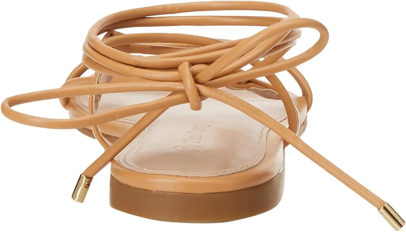 The Drop Women's Samantha Flat Strappy Lace-up Sandal