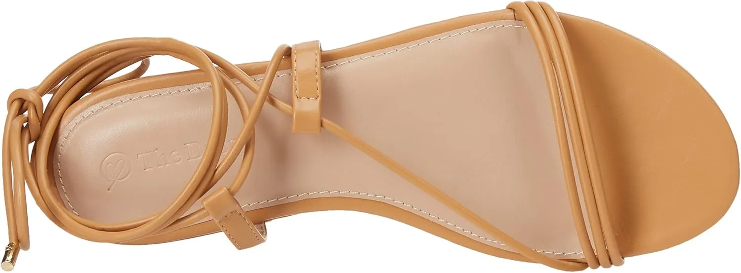 The Drop Women's Samantha Flat Strappy Lace-up Sandal