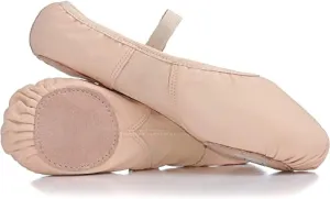 Theatricals Child Spandex Arch Leather Split-Sole Ballet Shoes