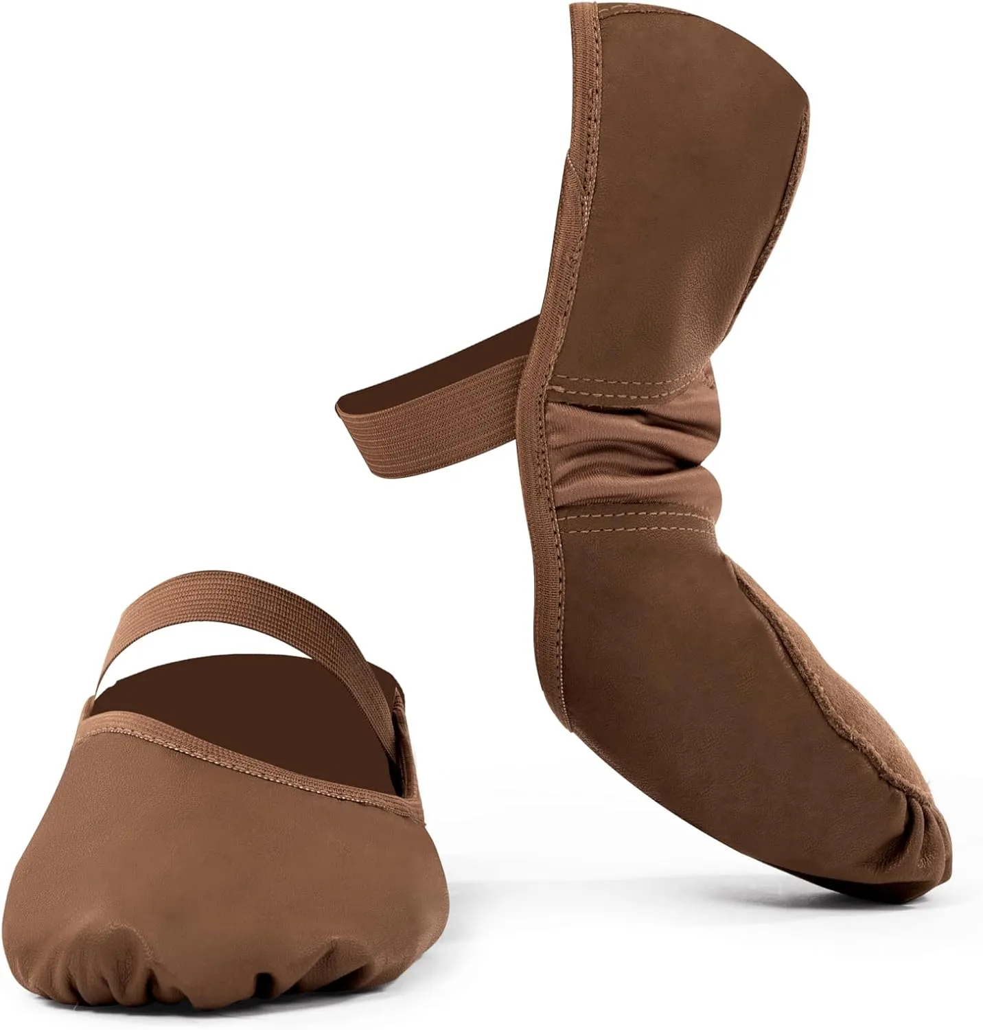Theatricals Child Spandex Arch Leather Split-Sole Ballet Shoes