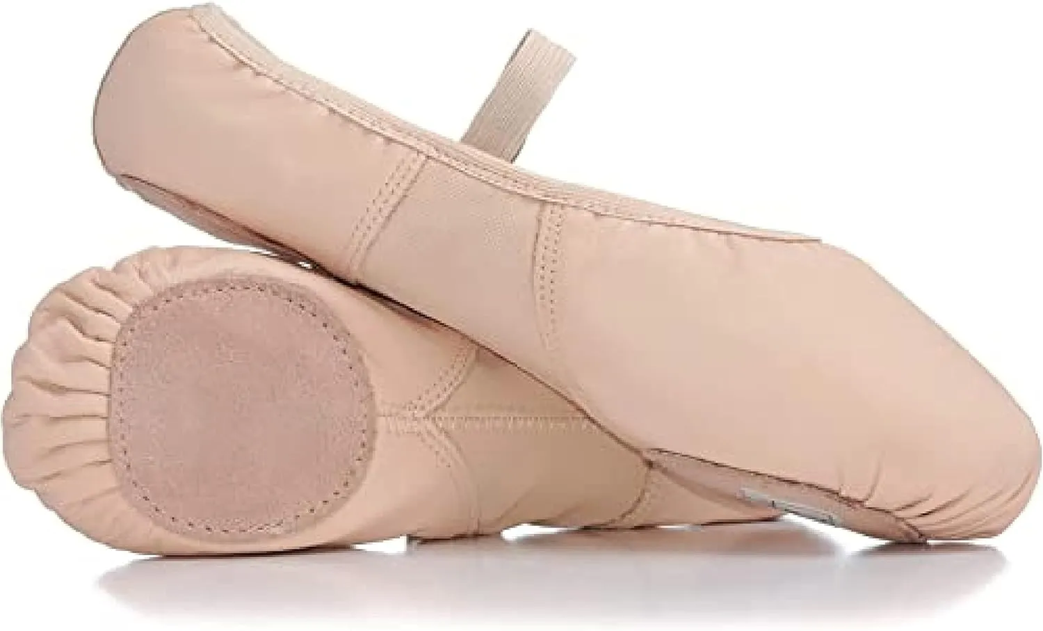 Theatricals Child Spandex Arch Leather Split-Sole Ballet Shoes