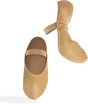 Theatricals Child Spandex Arch Leather Split-Sole Ballet Shoes