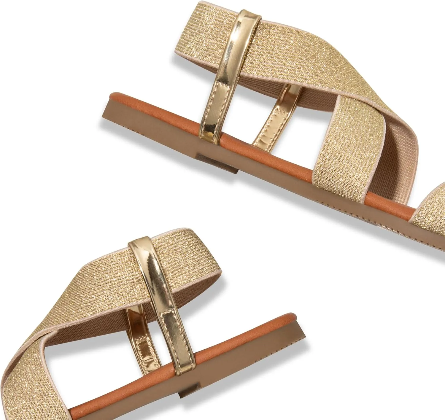Trary Women's Dressy Summer Sandals, Elastic, Cute, Open Toe, Wide, Sandalias Para Mujer