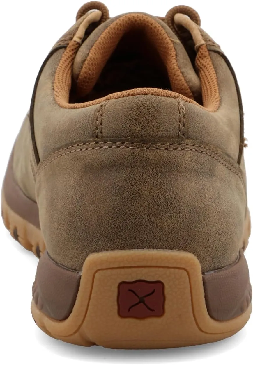 Twisted X Men's Boat Shoe Driving Moc, Moc Toe with CellStretch