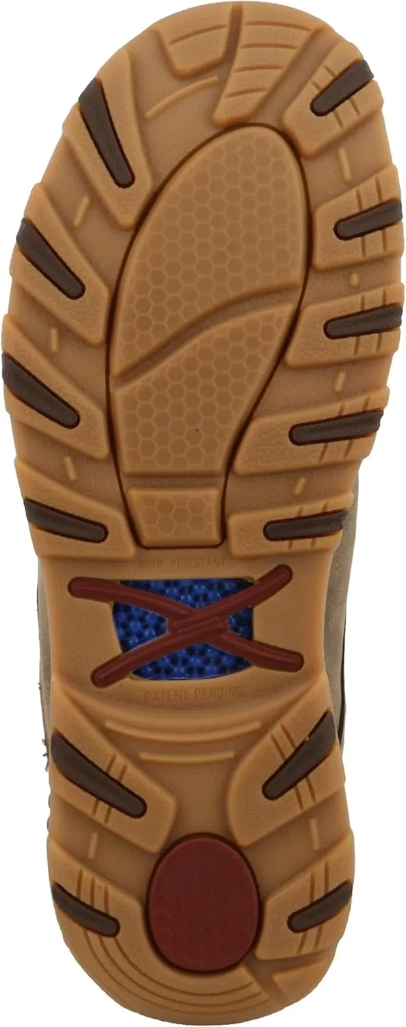 Twisted X Men's Boat Shoe Driving Moc, Moc Toe with CellStretch
