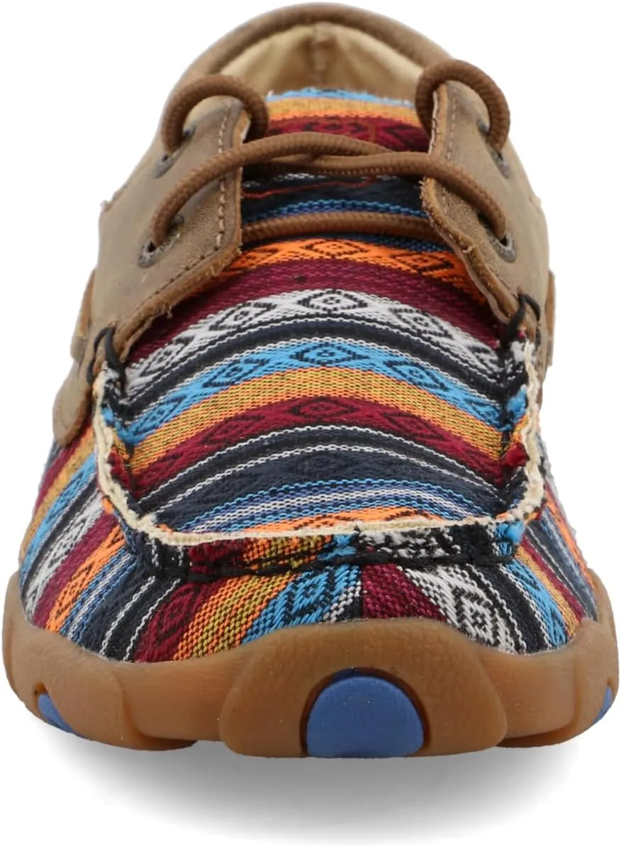 Twisted X Women's Boat Shoe Driving Moc, Moc Toe